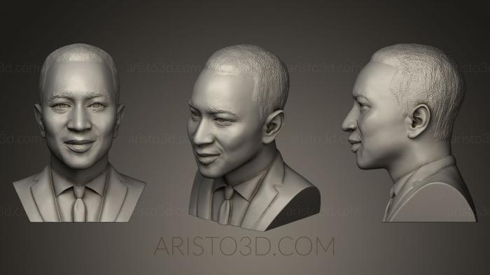Busts and bas-reliefs of famous people (BUSTC_0297) 3D model for CNC machine